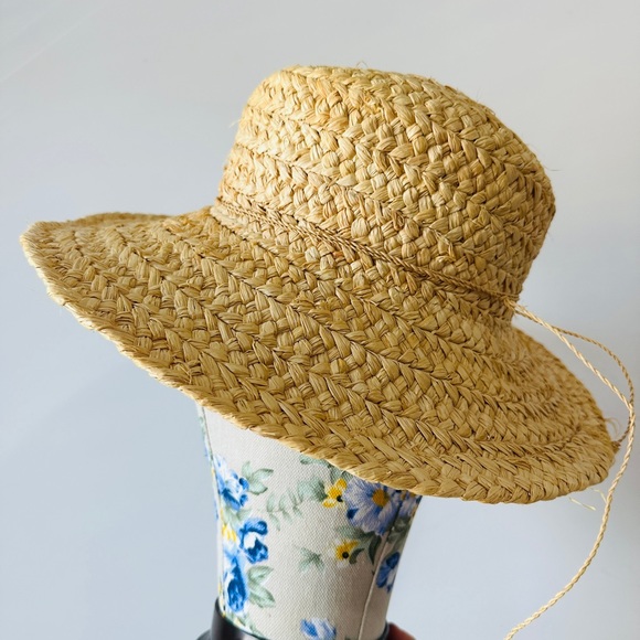 Raffia Brim Sun Hat By Scala The Collection O/S - Picture 9 of 9